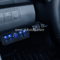 4 Gang Rocker Switch ON-Off Aluminum Switch Panel